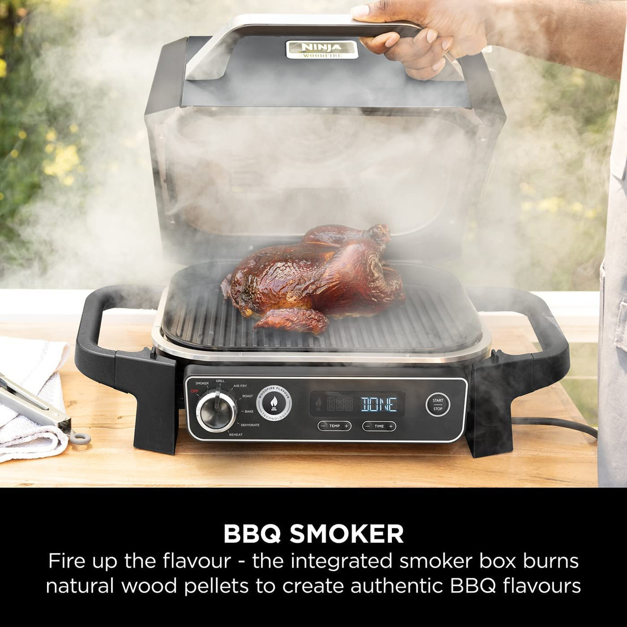 Ninja Woodfire Electric BBQ Grill & Smoker OG701UK Review: Smoking!